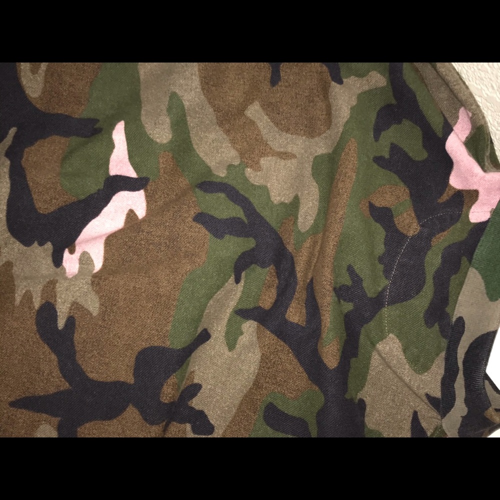 Custom Knit Pink & Camo Polo